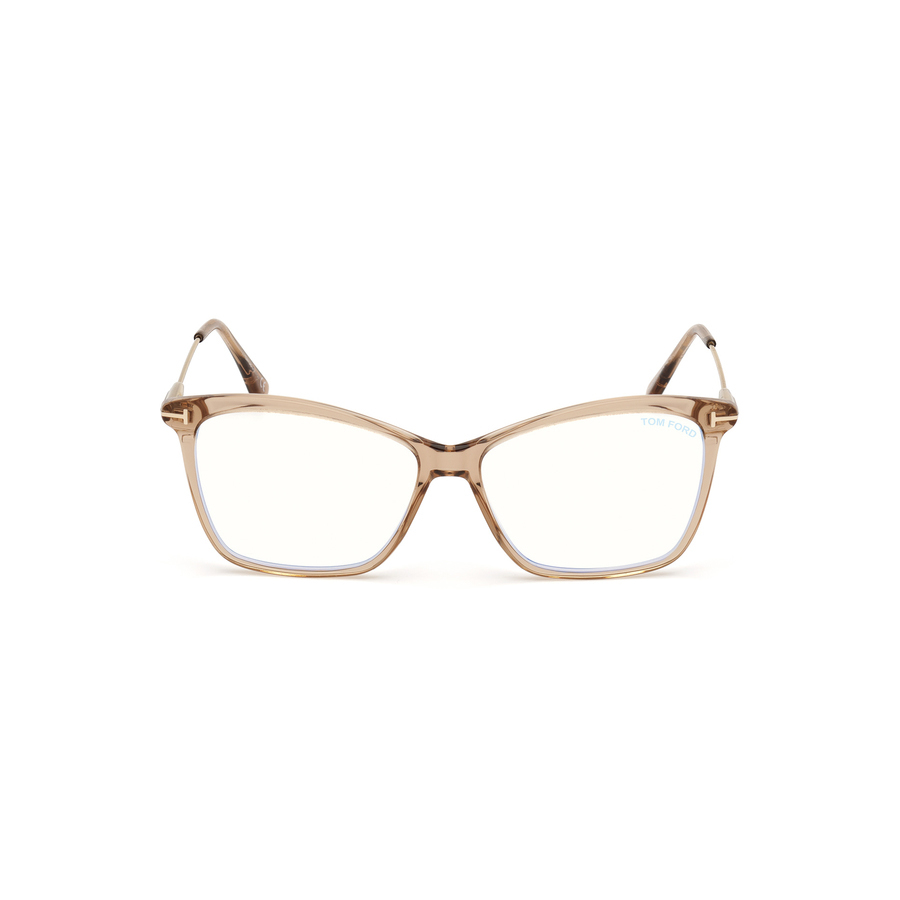 Tom Ford FT5687-B 045 Blue-Light Block Women’s Glasses Brown Size 56 - Free Lenses - Blue Light Block Available
