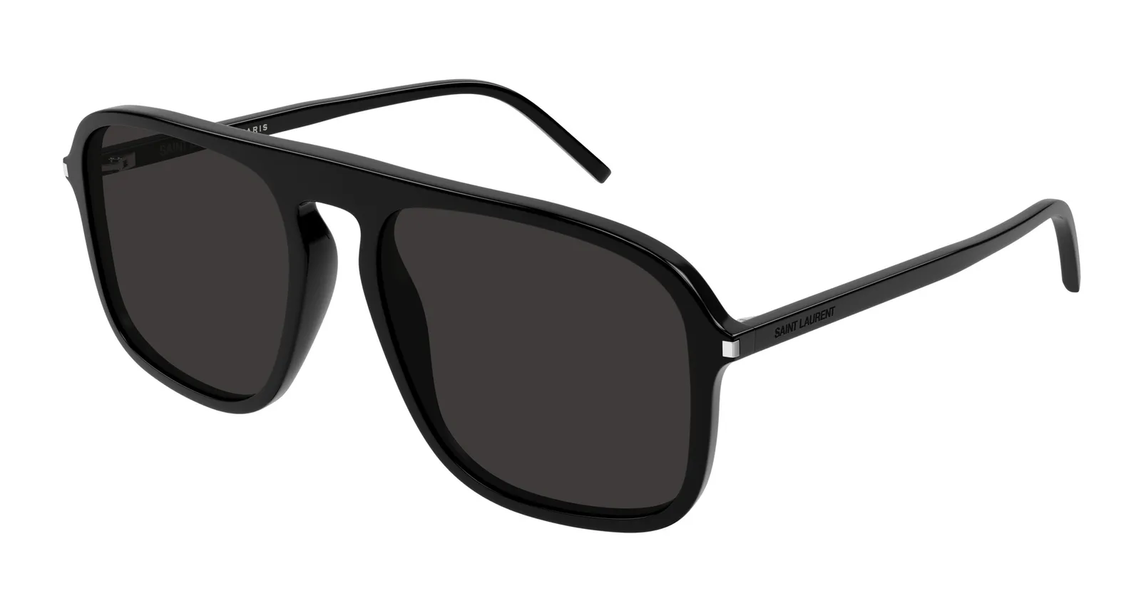 Saint Laurent Black Square Mens Sunglasses SL 590 001 57