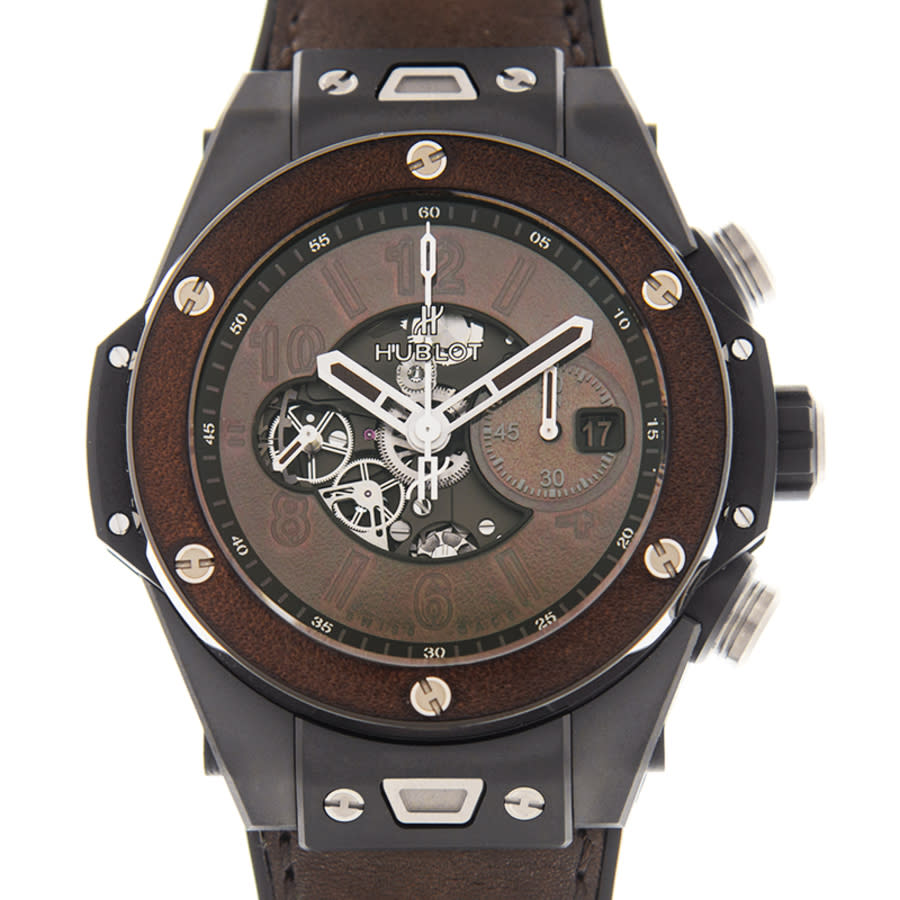 Hublot Big Bang Unico Berluti Colld Brown Automatic Brown Dial Mens Watch 411CI0500VRBER20 19550$