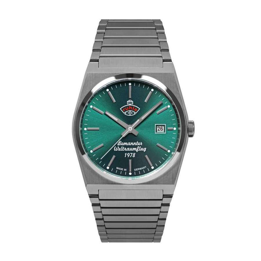 Ruhla Space Control Green Dial Mens Watch 4660M4