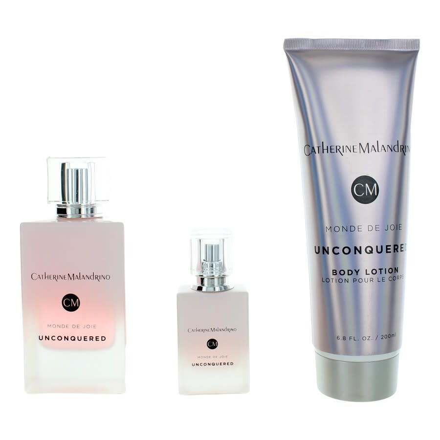 Catherine Malandrino Ladies Unconquered Monde De Joie Gift Set Fragrances 810044124279 36$