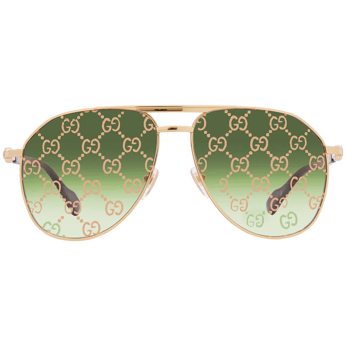 Gucci GG1220S 004 Men's Sunglasses Gold Size 59 - Free RX Lenses - Free RX Lenses