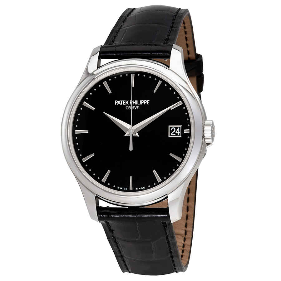 Patek Philippe Calatrava Automatic Black Dial Mens Watch 5227G010