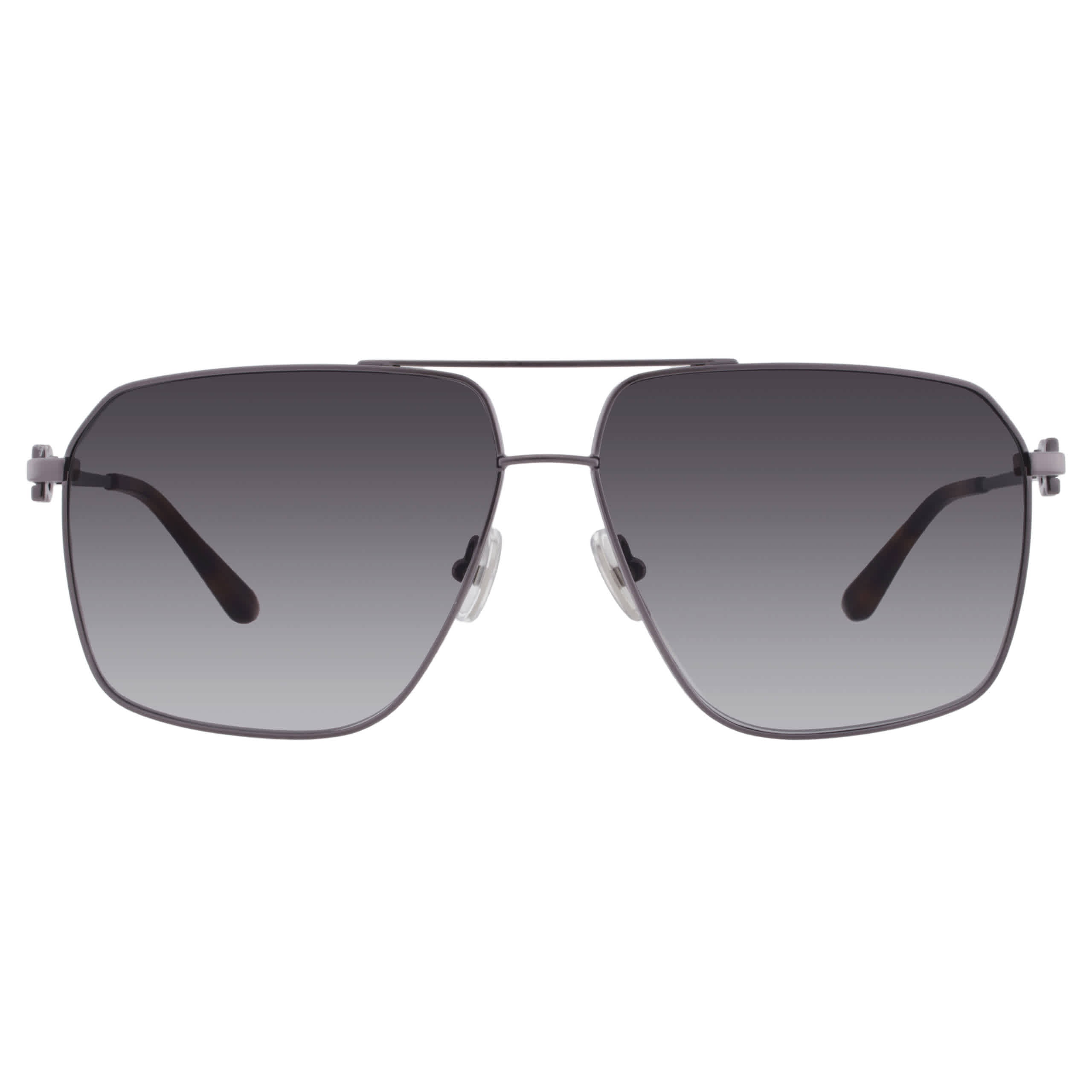 Ferragamo Grey Gradient Navigator Mens Sunglasses SF238S 069 62