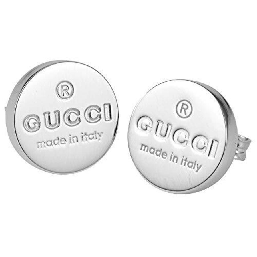 Gucci Trademark Ladies Sterling Silver Stud Earrings YBD16312300100U 215$