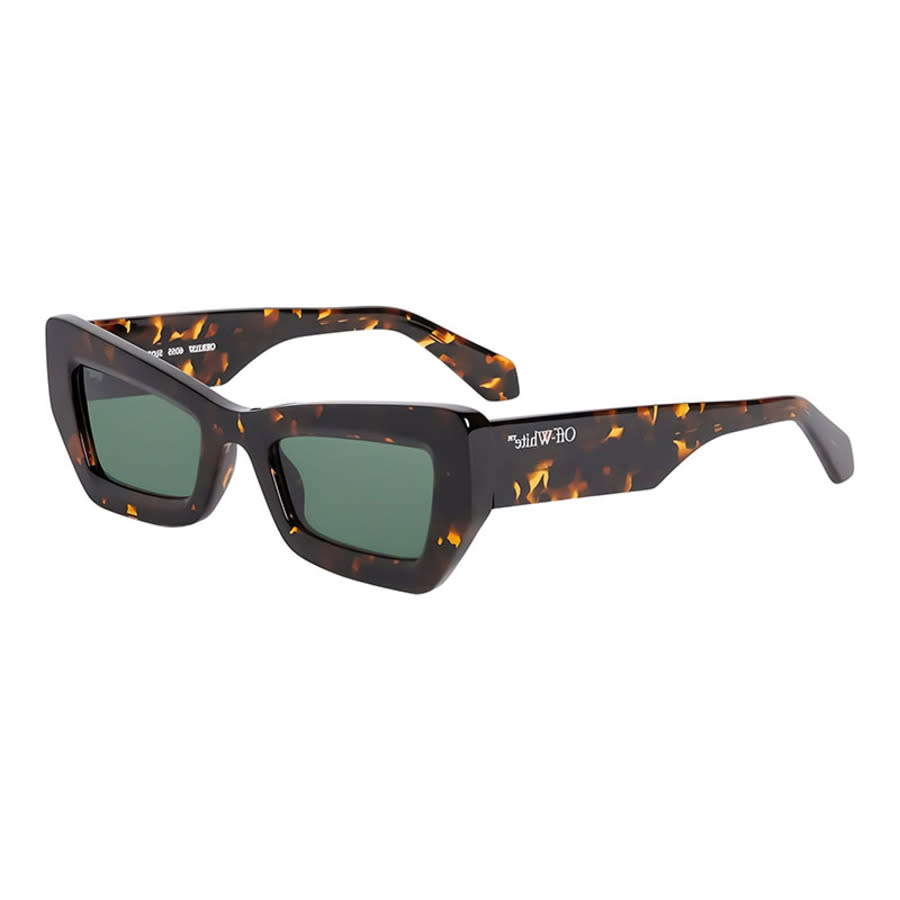 Off-White AURORA Green Irregular Unisex Sunglasses OERI137 6055 51