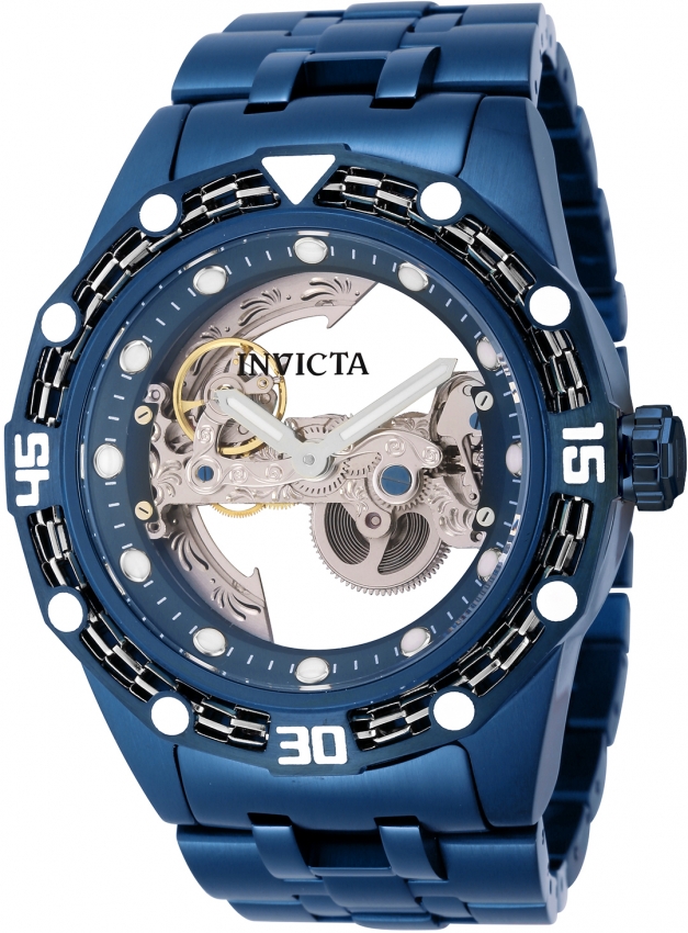 Мужские часы Invicta Bolt с автоматическим синим циферблатом 44027