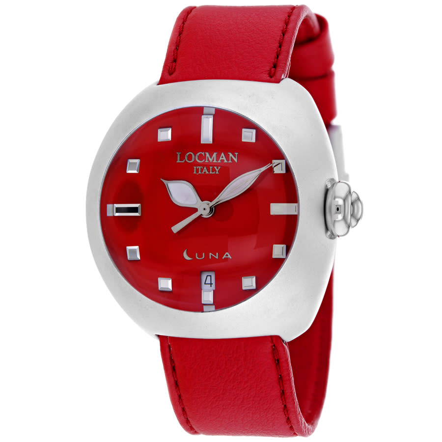 Locman Classic Quartz Red Dial Ladies Watch 4100RD 133$