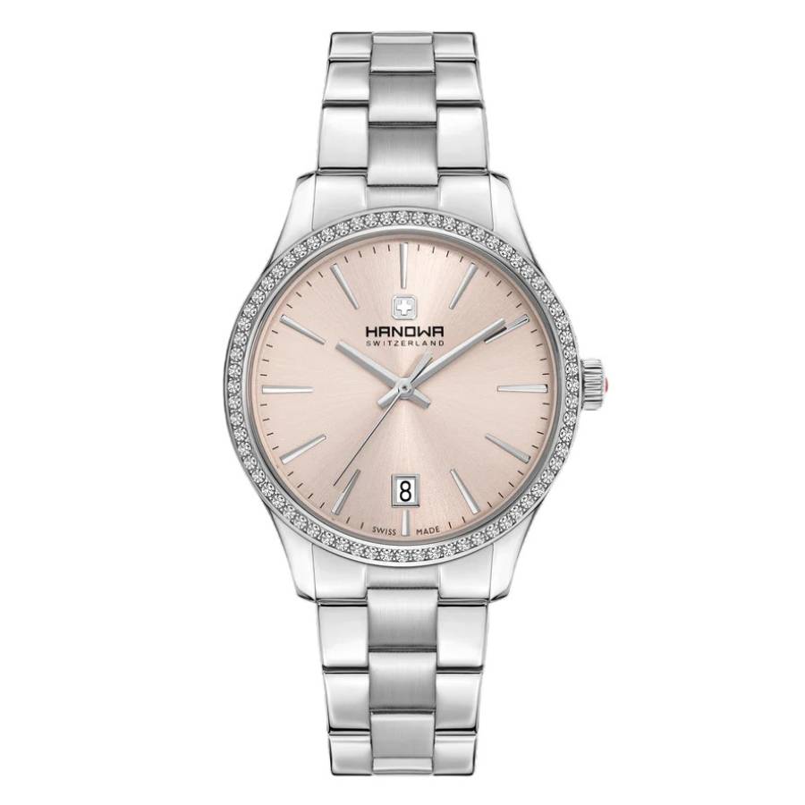 Hanowa Tresa Quartz Rose Dial Ladies Watch HAWLH0001604