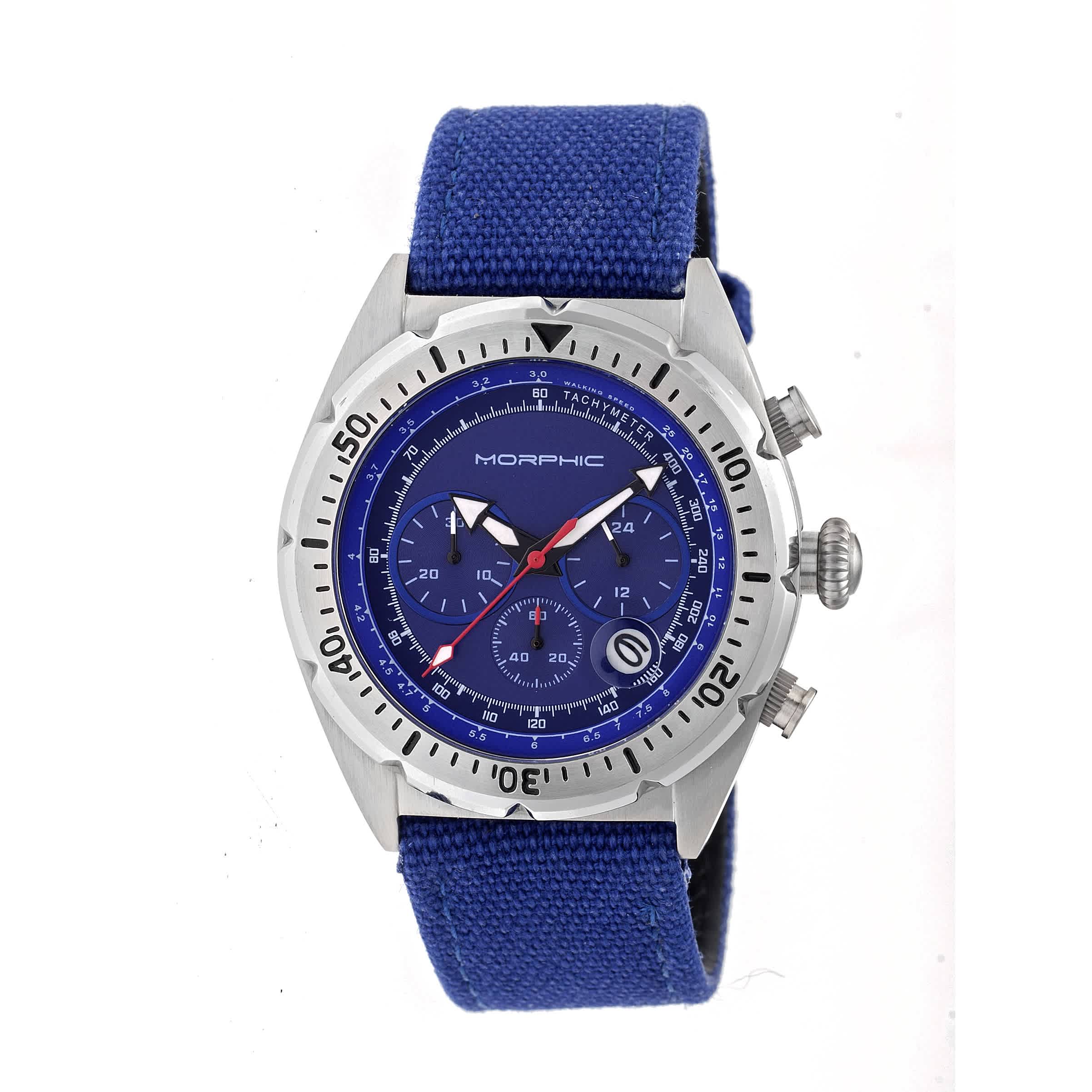 Morphic M53 Series Chronograph Blue Dial Mens Watch 5303