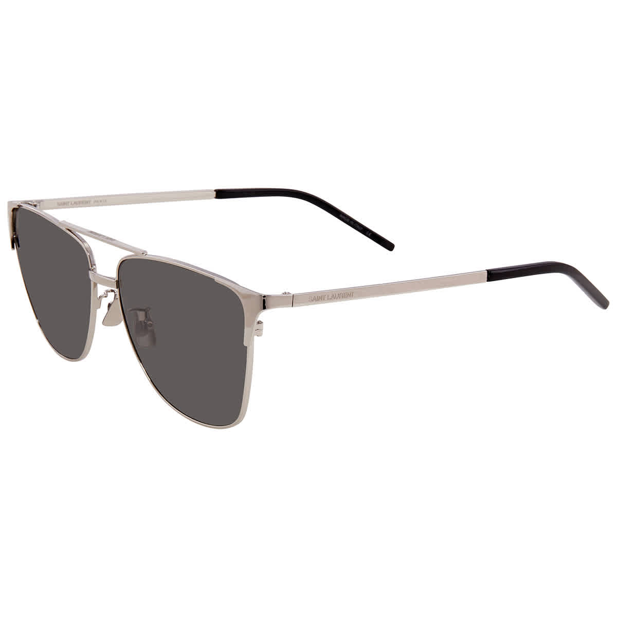 Saint Laurent Grey Pilot Unisex Sunglasses SL 280-003 59