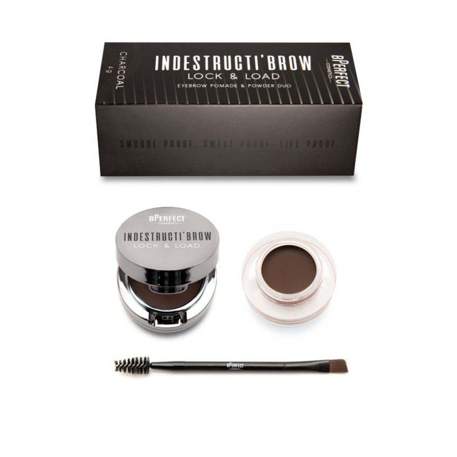 BPerfect Cosmetics Ladies Indestructibrow Lock Load Eyebrow Pomade Powder Duo 4 oz Charcoal Makeup 793618273675 20$