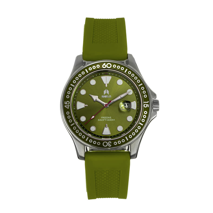 Shield Freedive Quartz Green Dial Mens Watch SLDSH115-3