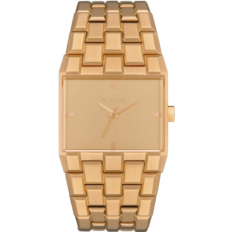Nixon Ticket Quartz Gold Dial Ladies Watch A1262-502 155$