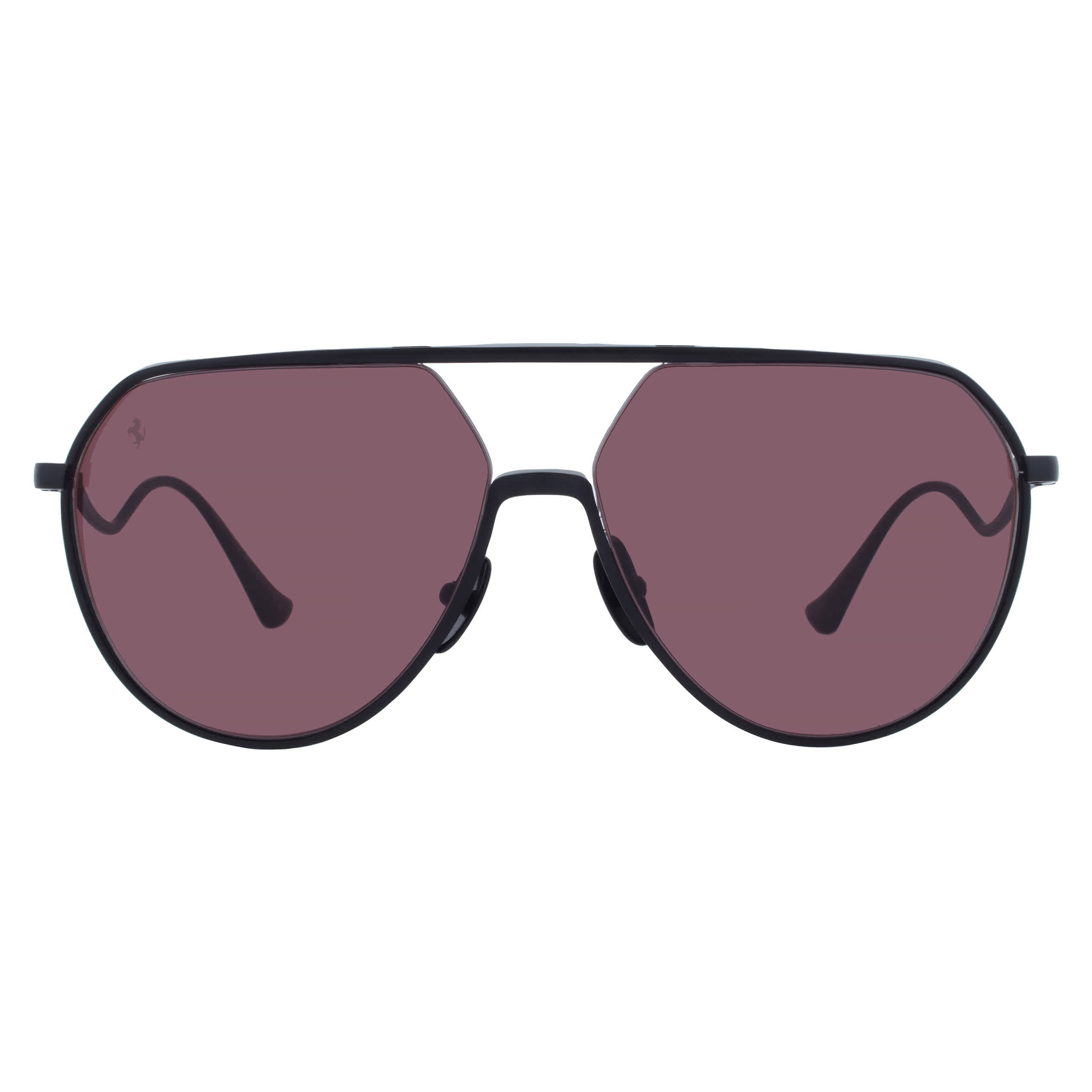 Ferrari Man Sunglass FH1021T -  Frame color: Matte Black, Lens color: Red