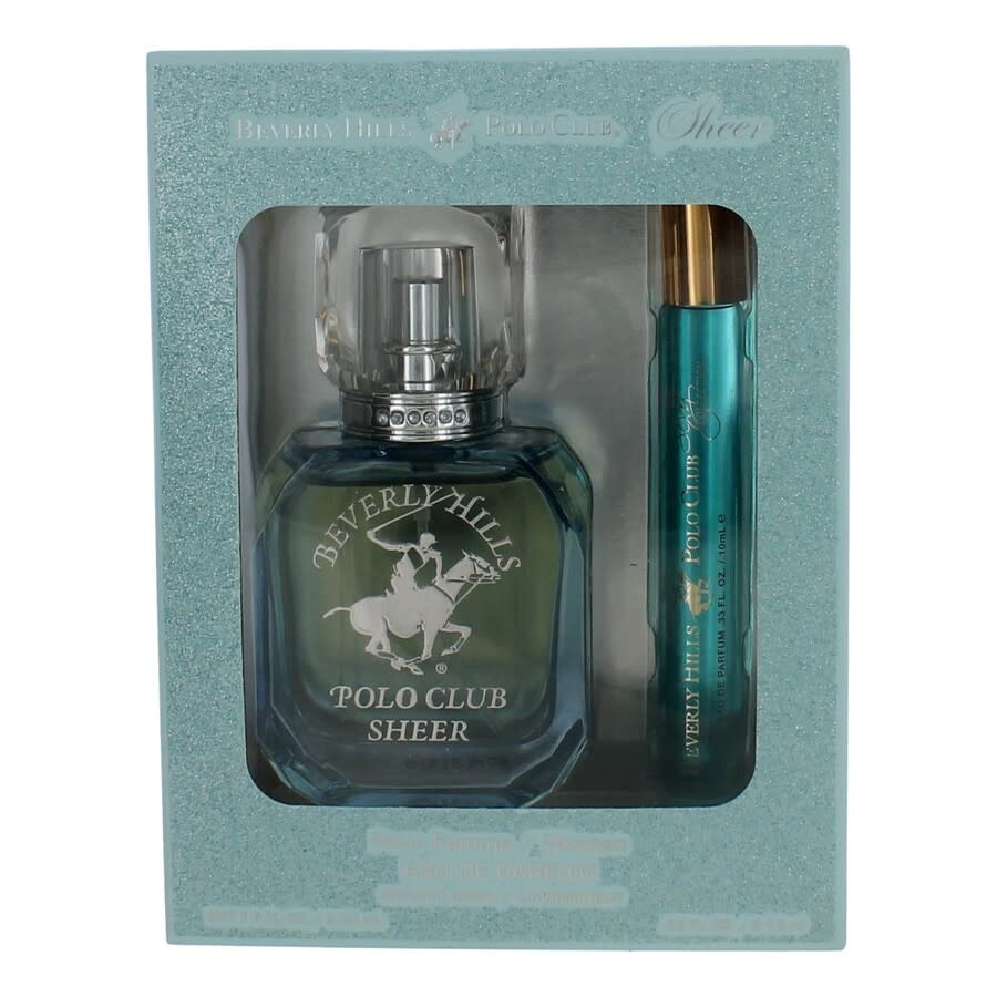 Beverly Hills Polo Club Ladies Sheer Gift Set Fragrances 793574000865 13$