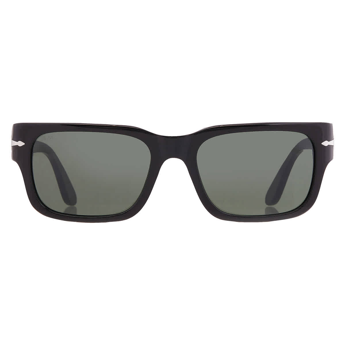 Persol Green Rectangular Mens Sunglasses PO3315S 95/31 55