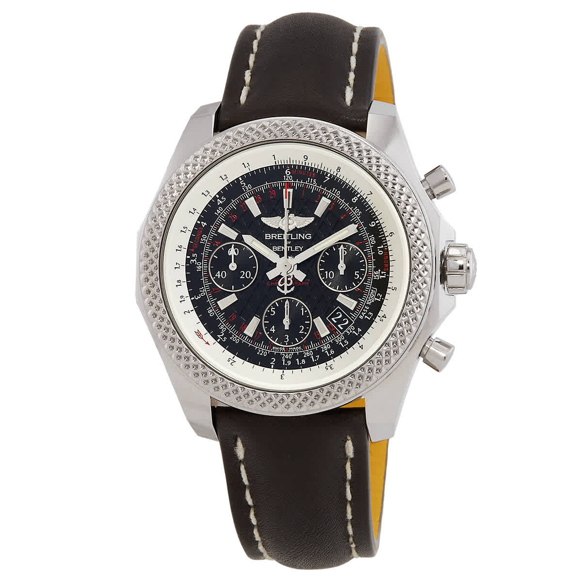 Breitling Bentley Chronograph Automatic Black Dial Mens Watch AB061221BD93 7475$