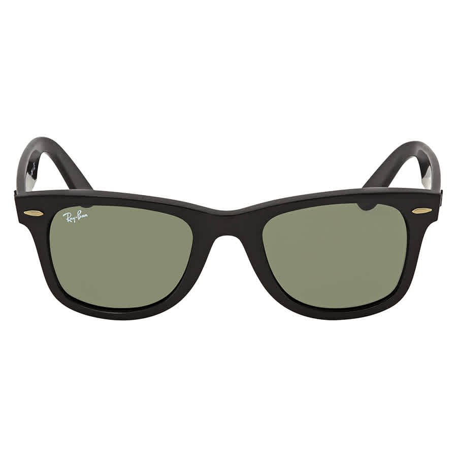 Ray-Ban Unisex Sunglass Wayfarer Ease -  Frame color: Black, Lens color: G-15 Green