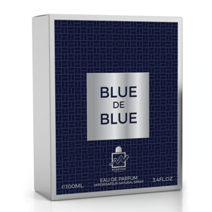 Milestone Mens Blue De Blue EDP Spray 34 oz Fragrances 6291108525920 16$