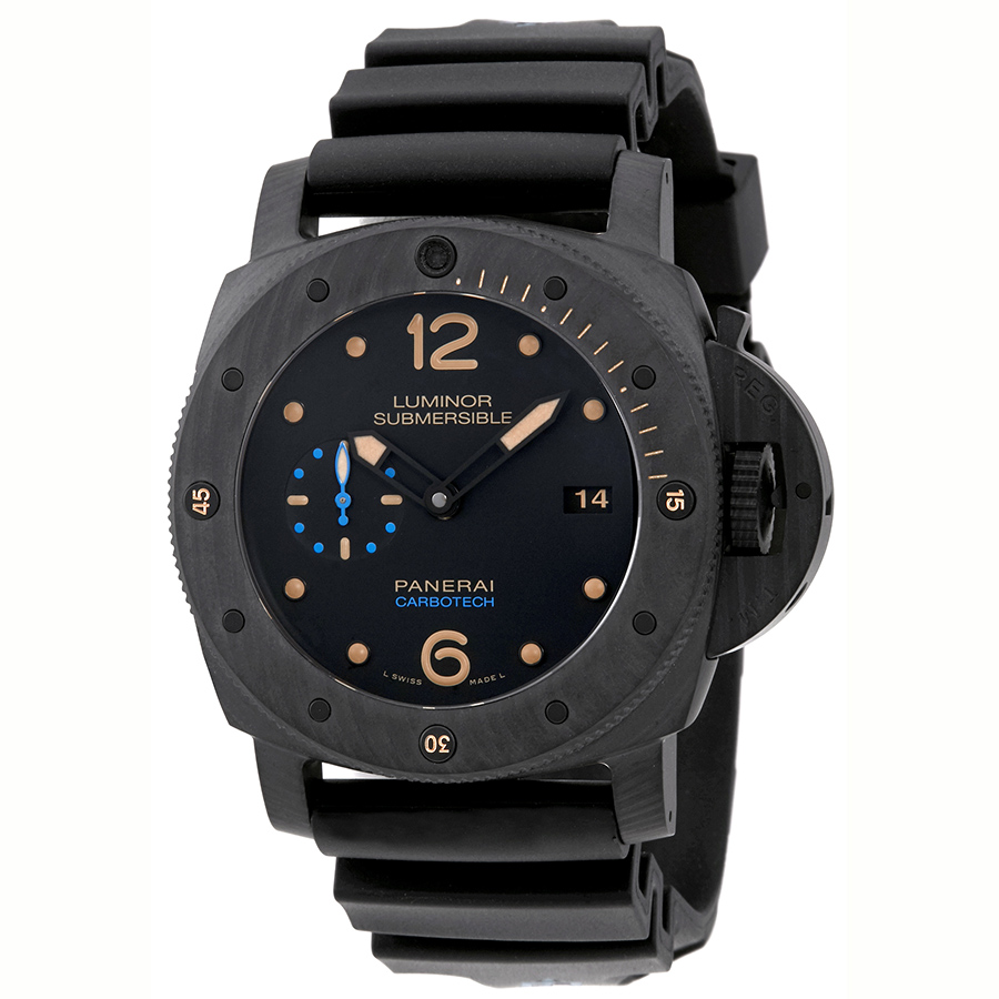 Pre-owned Panerai Luminor 1950 Black Dial Mens Watch PAM00616 12500$