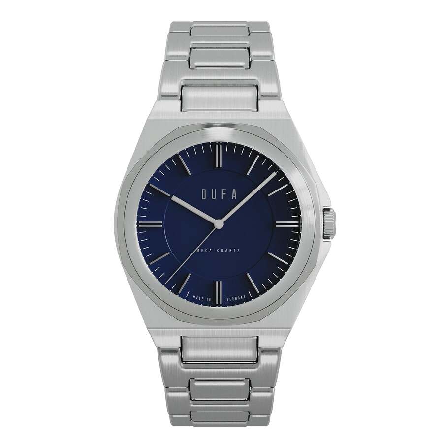 Dufa Wachsmann Blue Dial Ladies Watch DF-7037-33