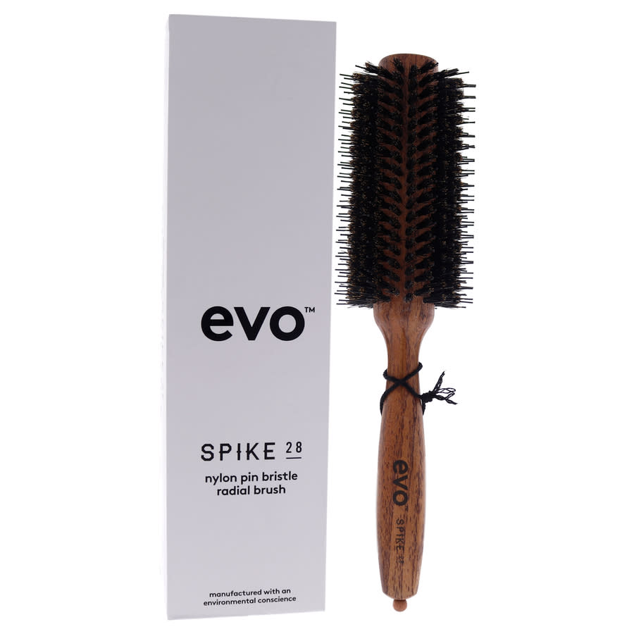 spike 28 nylon pin bristle radial brush by Evo for Unisex - 1 Pc Brush 36$