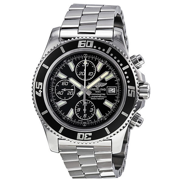 Pre-owned Breitling Superocean Chronograph Ii Chronograph Automatic Black Dial Mens Watch A13341A8BA84 SS 4200$