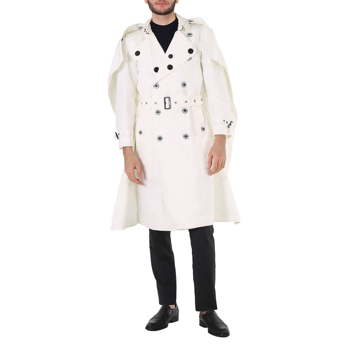 White burberry coat 2025