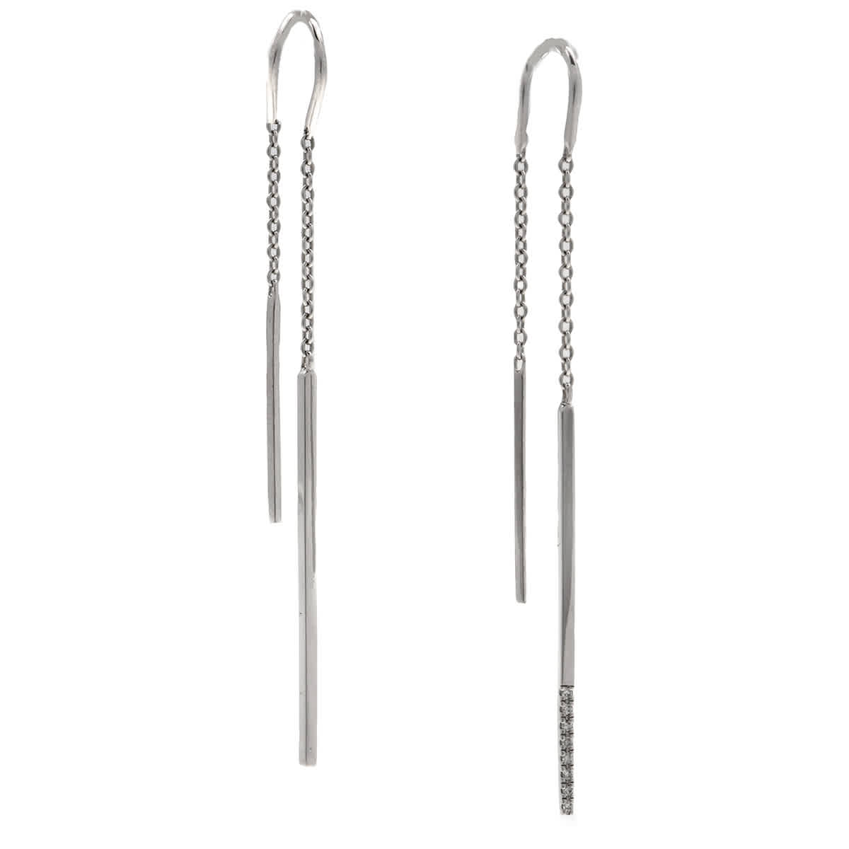 Diamanti Per Tutti Ladies Silver Double Linea Earring 70$