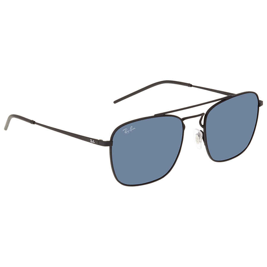 Ray-Ban Man Sunglass RB3588 -  Frame color: Rubber Black, Lens color: Dark Blue