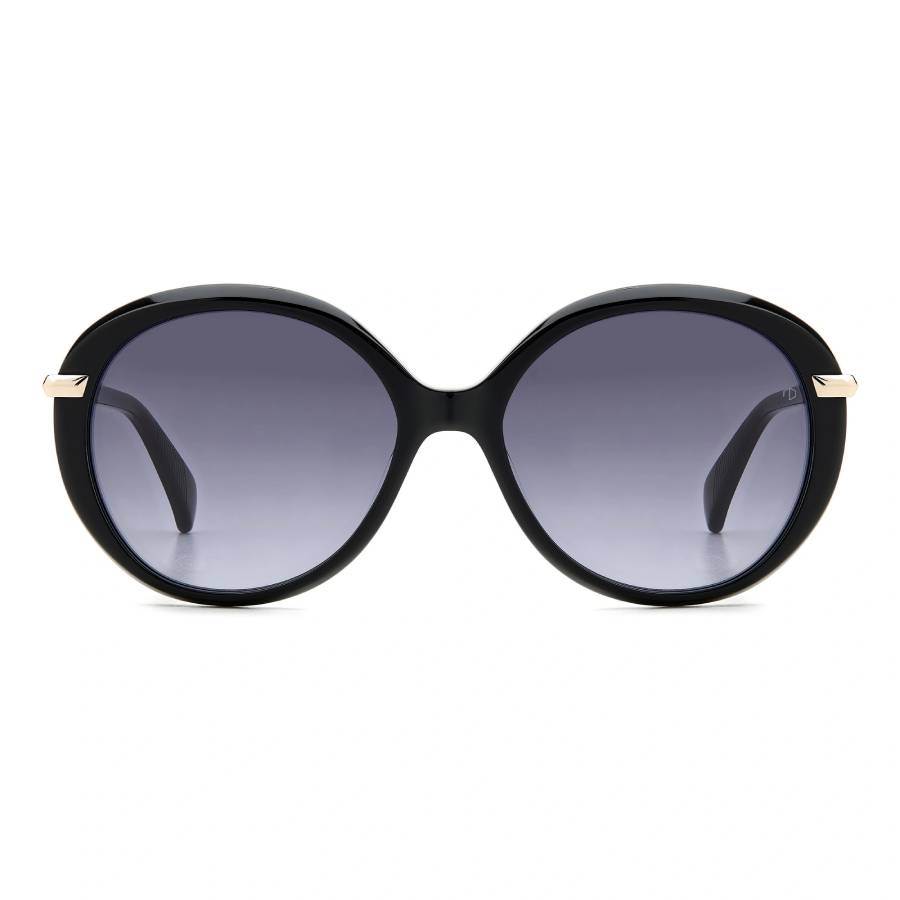 Preloved - Rag & Bone RNB1075S80756 Oversized Round Sunglasses — Black