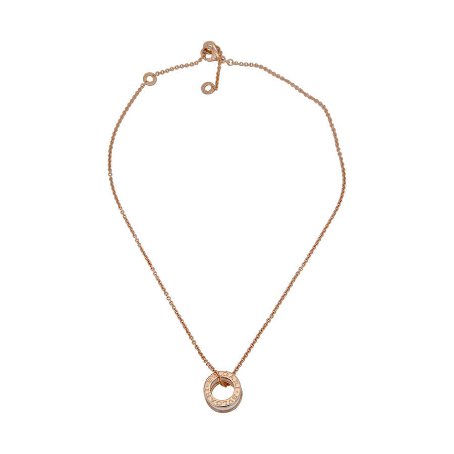 Bvlgari B Zero1 18kt Pink Gold And Ceramic Pendant With Chain 3460 Ebay Bvlgari B Zero1 18kt Pink Gold And Ceramic Pendant With Chain 3460 Ebay