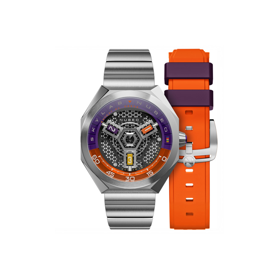 Nubeo Skylab Grey Dial Mens Watch NB-6083-44