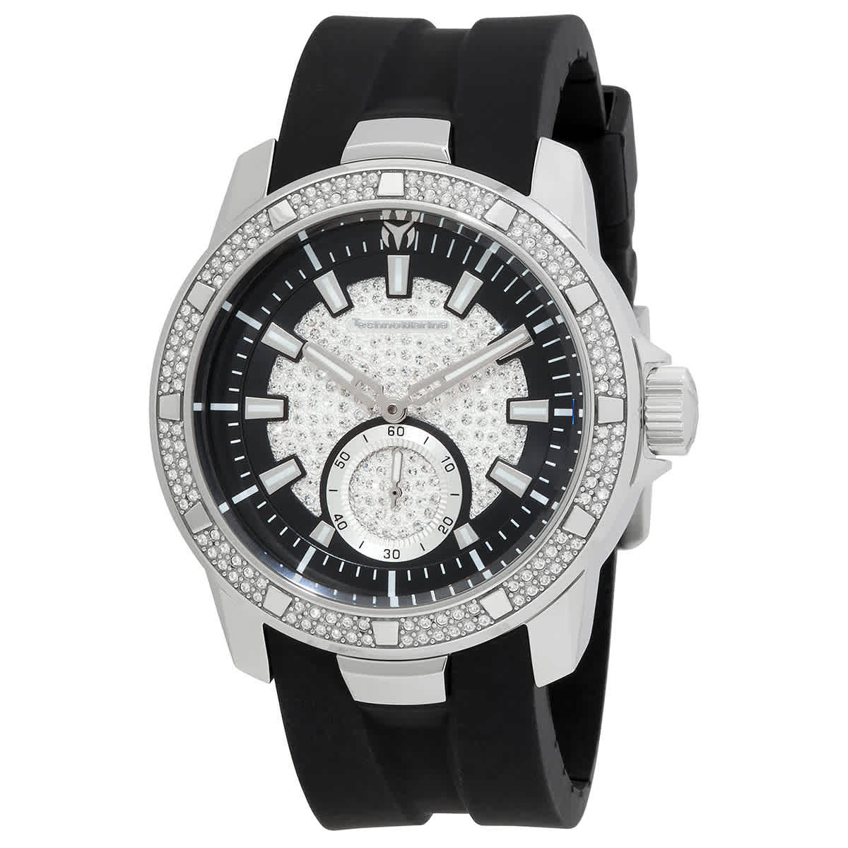 Technomarine UF6 Quartz Crystal Black Dial Men s Watch TM 621014