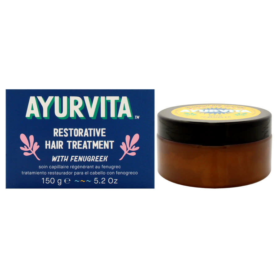 AyurVita Restorative Hair Treatment with Fenugreek 5.2 oz Hair Care 850026152524