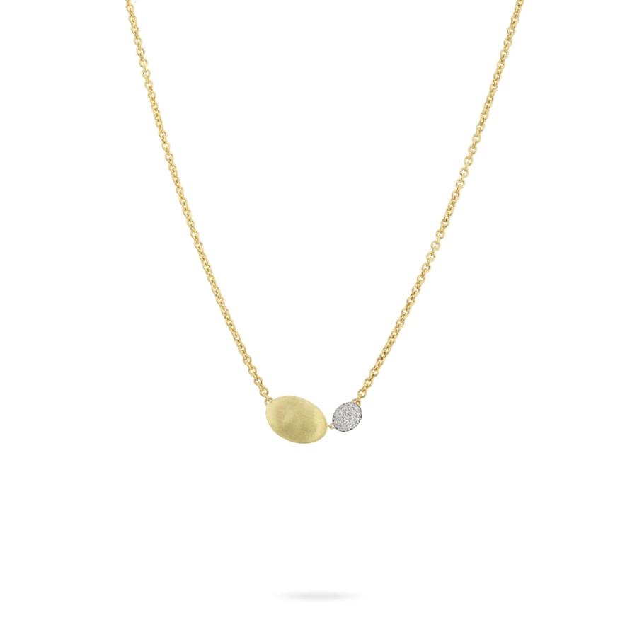 Marco Bicego Siviglia Grande 18K Yellow Gold and Diamond Pendant CB2490 B YW Q6 2600$