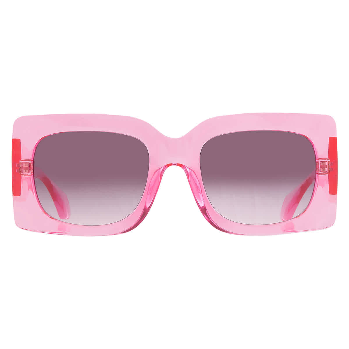 Versace Woman Sunglass VE4496U -  Frame color: Transparent Pink, Lens color: Rose Gradient Grey