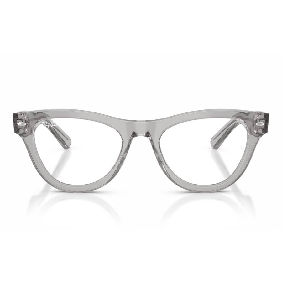 Ray-Ban Skyler Optics Eyeglasses Light Gray Frame Clear Lenses Polarized 52-20