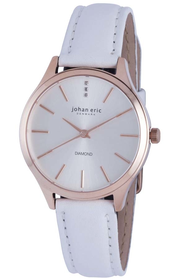 Johan Eric Herlev Silver Dial Ladies Watch JE2200-09-001 109$