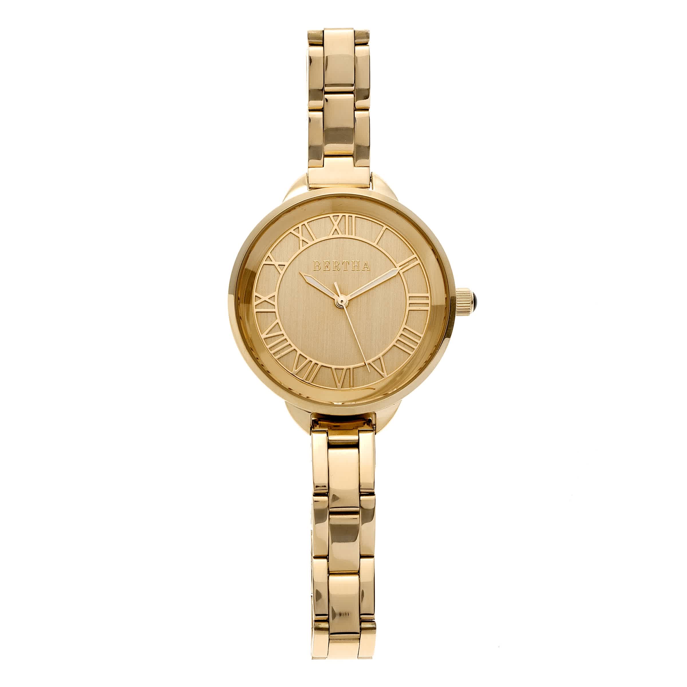 Bertha Madison Gold Dial Ladies Watch BR6702