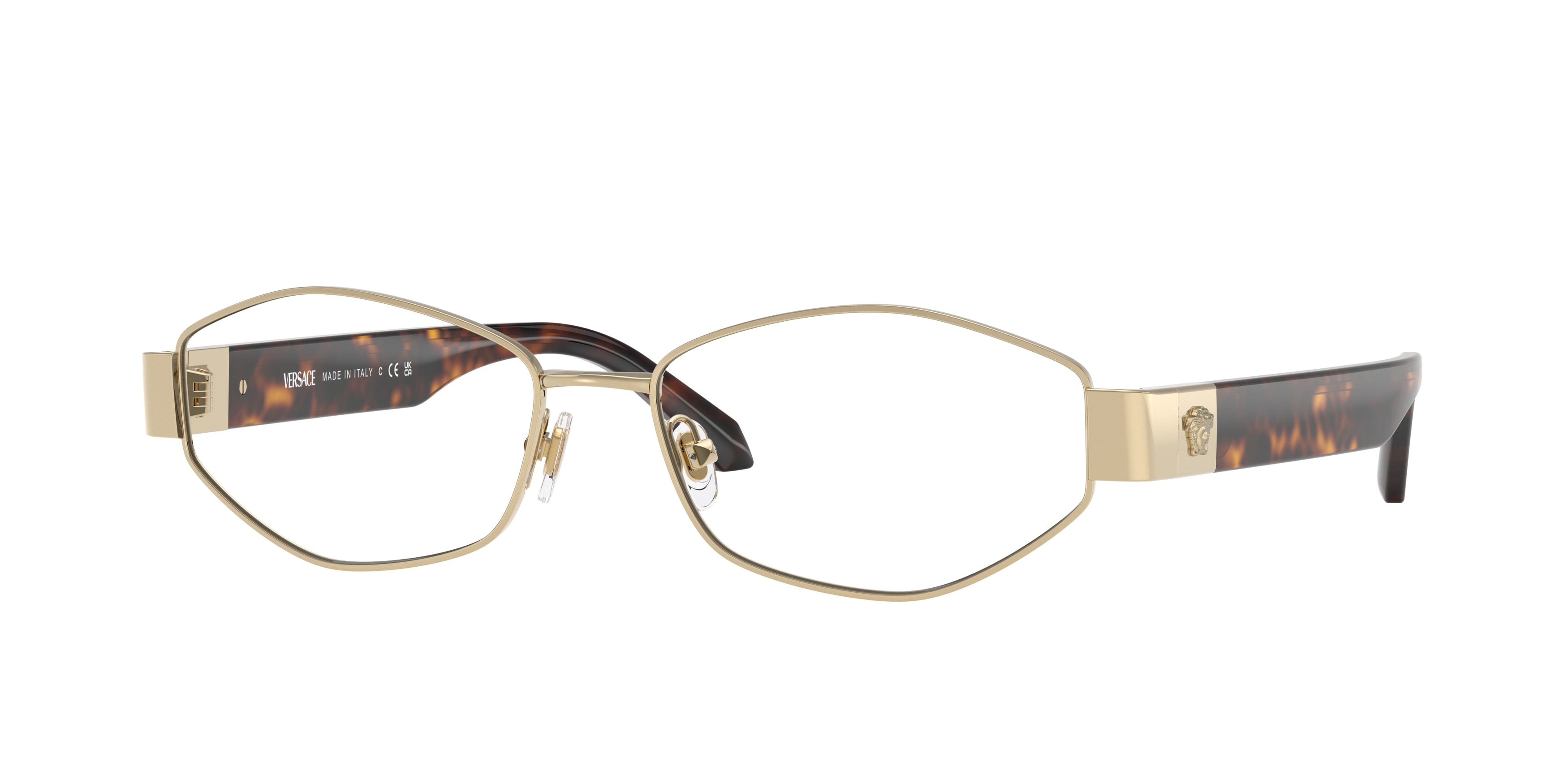 Versace Demo Geometric Ladies Eyeglasses VE1298 1252 53 140$