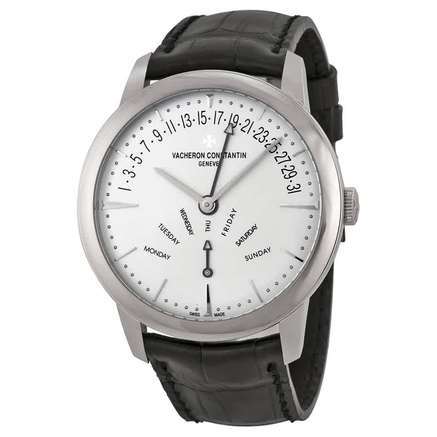 Vacheron Constantin Patrimony Retrograde Day-Date Silver Dial Automatic Mens Watch 86020000G-9508