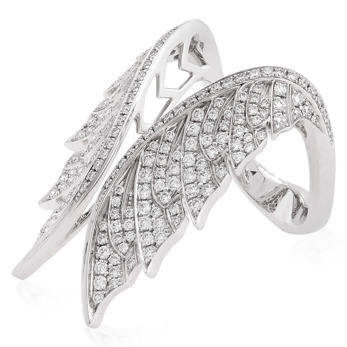 Stephen Webster Magnipheasant Open Tail Feather Ring, Size 6