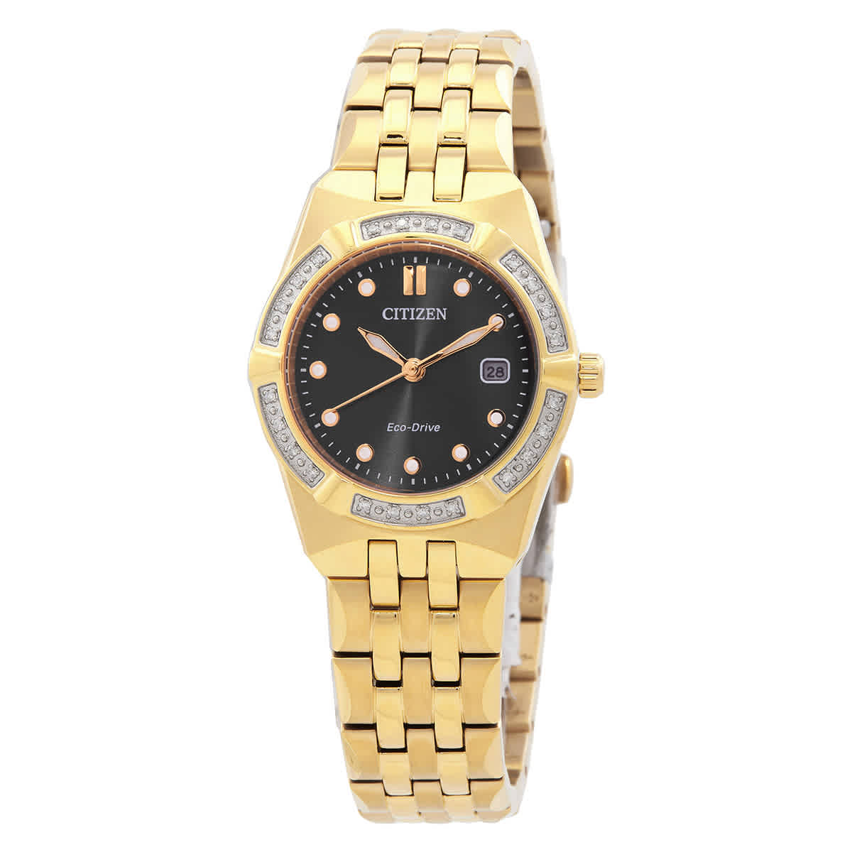 Citizen Corso Diamond Black Dial Ladies Watch EW2712-55E 256$