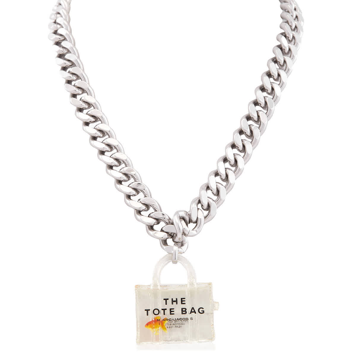 Marc Jacobs The Tote Bag Goldfish Necklace 95$