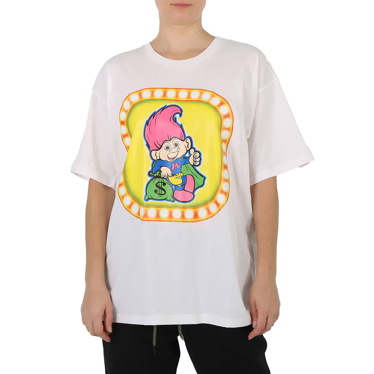 Moschino White Good Luck Trolls Cotton Jersey T shirt eBay