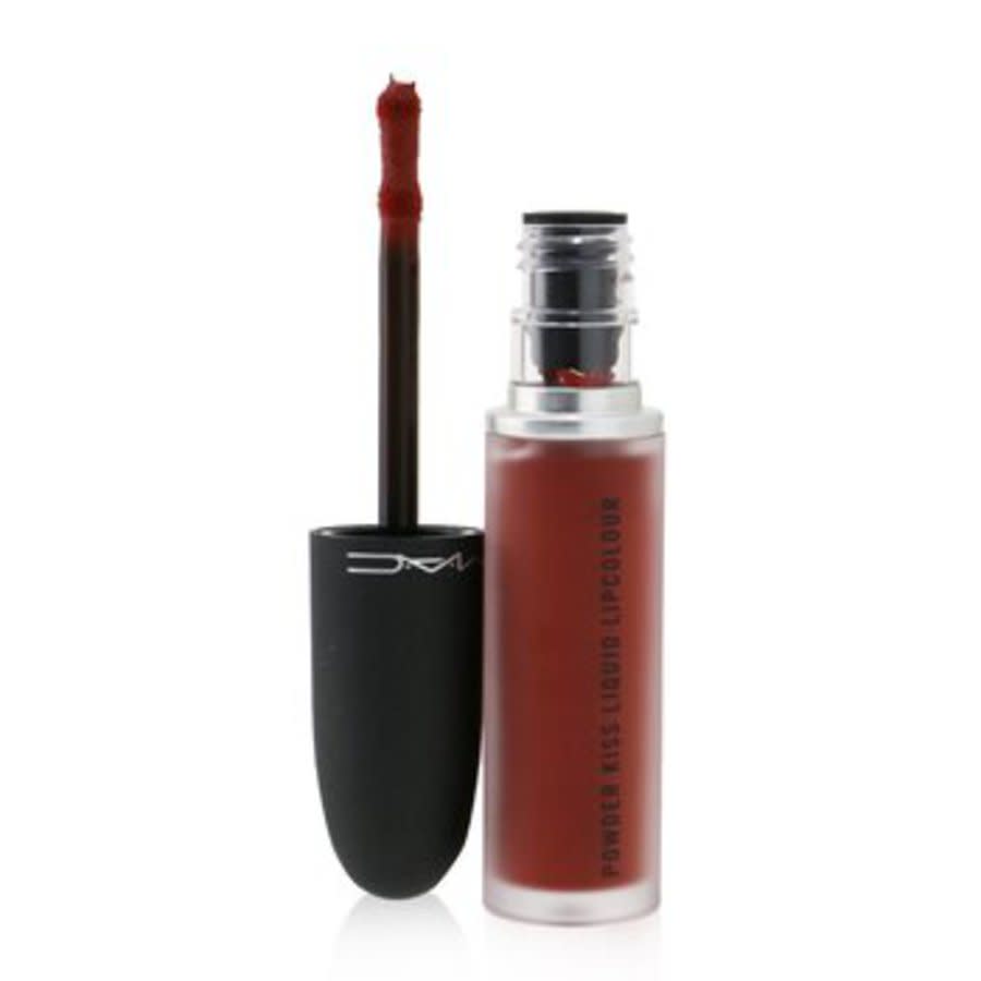 Mac Ladies Powder Kiss Liquid Lipcolour 017 oz 991 Devoted To Chili Makeup 773602567881 25$