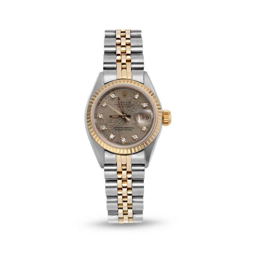 Preowned Rolex Datejust Automatic Chronometer Diamond Ladies Watch 69173