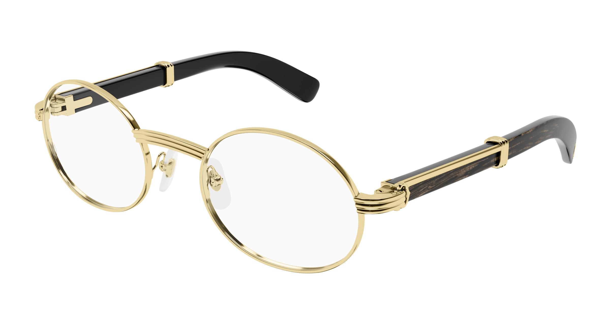 Cartier Demo Round Mens Eyeglasses CT0464O 001 53 2600$